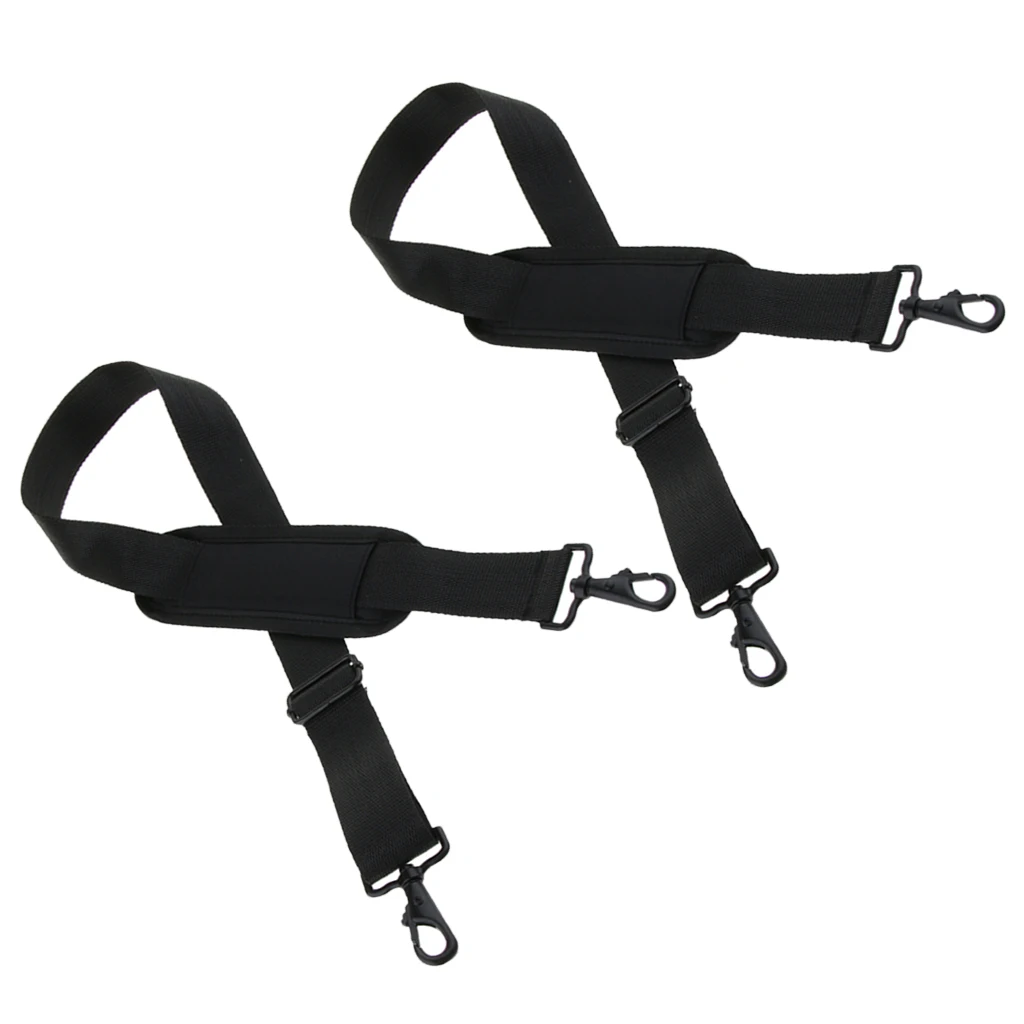 2 Pieces Shoulder Strap Belt for Violin Saxophone Guitar Case Bag 62mm
