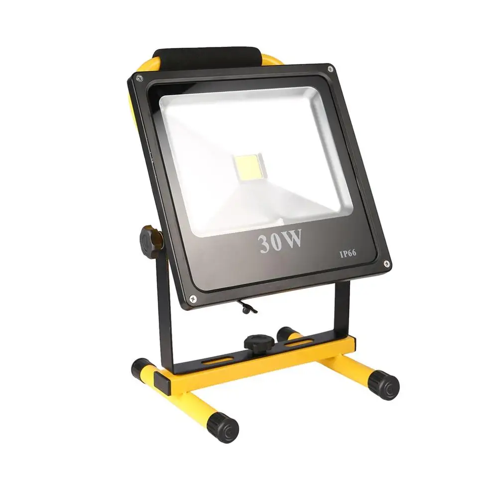 

Super Bright LED Rechargeable Flood Light Series 1*30W Work Light 2700LM IP65 2700-7000K 120 Degree Beam Angle 50000 Hrs Life