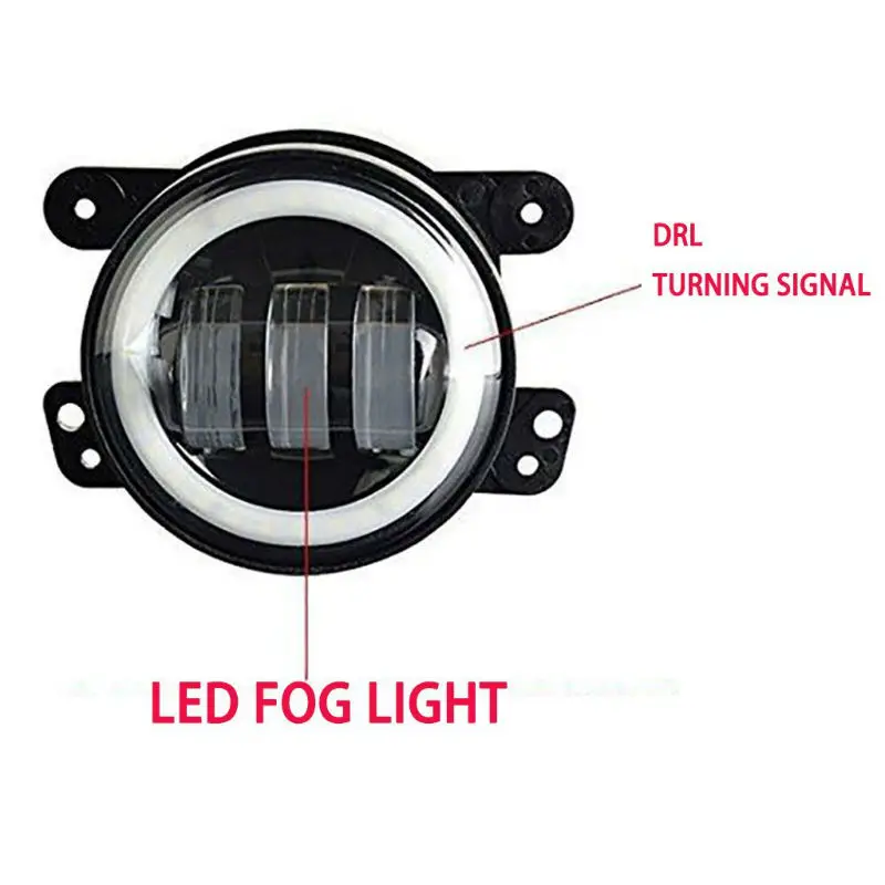 4inch led fog light day running light turn signal light5800