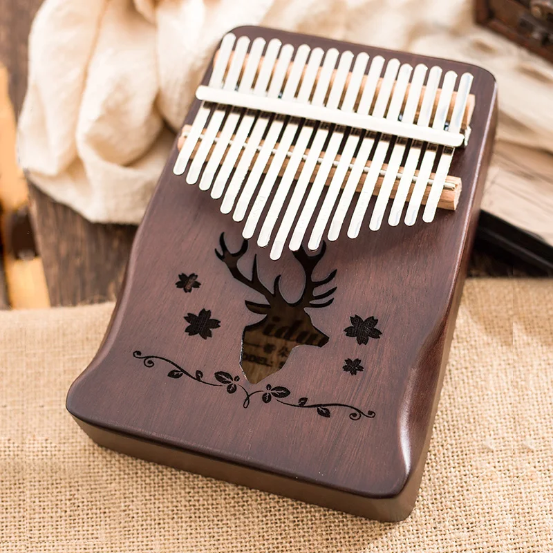 

Kalimba 17 key Thumb Piano High-quality Mahogany Protable Musical Instrument Beginner Thumb Calimba Piano Finger Piano