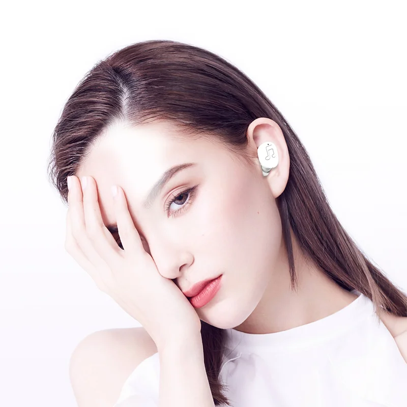 Wireless Bluetooth 5 0 Earphone HD Call Stereo Sound Automatic Pairing Music Mini Headset With MIC Charging Case For Mobilephone