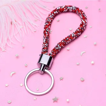 

Creative New Style Weaving Leather Rope Keychain Car Key Chain