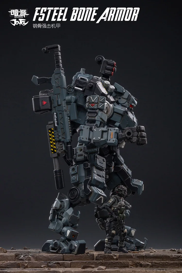 JOYTOY 1/25 фигурка робота FSTEEL BONE MECH Военная Модель Кукла Mecha Рождественский подарок Бесплатная доставка