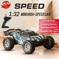1:32 Remote Control Drift Off-Road Car Truck Vehicle High-Speed 2.4G LED Lighting PVS Explosion-Proof RC Racing Car Kids Toy 1