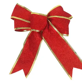 

Festival Bowknot Christmas Tree Ornaments Present Xmas Decoration Garden