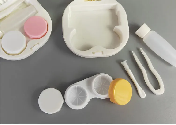 Чехол для контактных линз DIY глянцевые конфеты цвет красота уход коробка креативный красота Партнер коробка для ухода