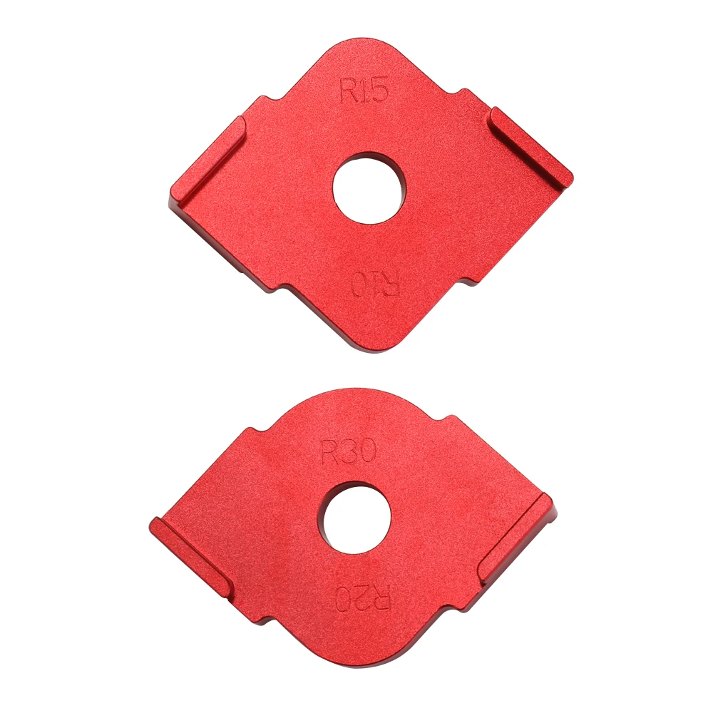 

2pcs Half Round Corner Radius Quick Jig Positioning Template R-angle Locator Wear-Resisitant Engraving Machine for Woodworking