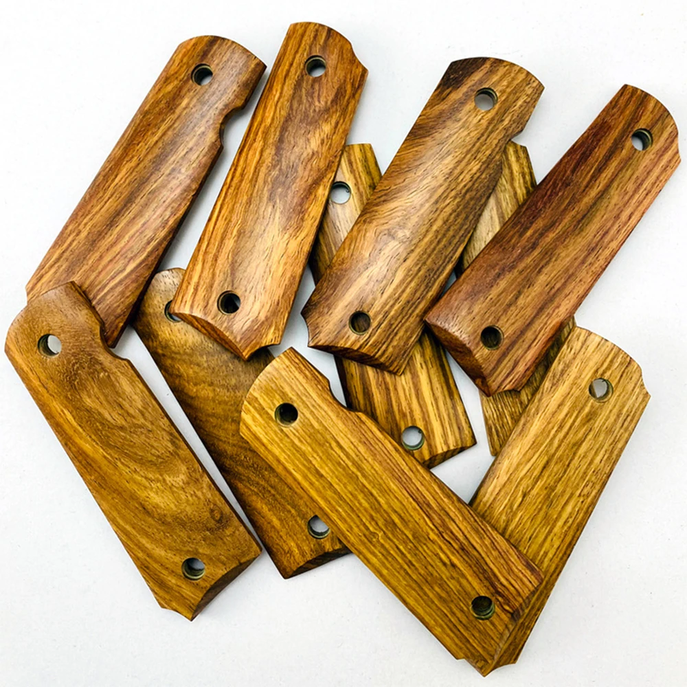 

1 Pair Tactics 1911 Modified Accessories 1911 Special Handle African Yellow Rosewood Log Handle Material