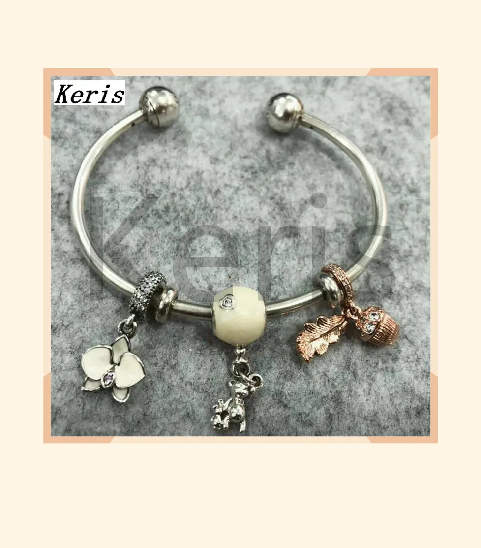 

High Quality 1:1 100% Silver Leaf Rat Pendant String Bracelet Free Delivery
