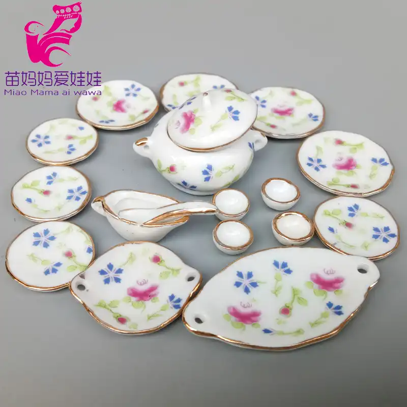 dolls house dinner set