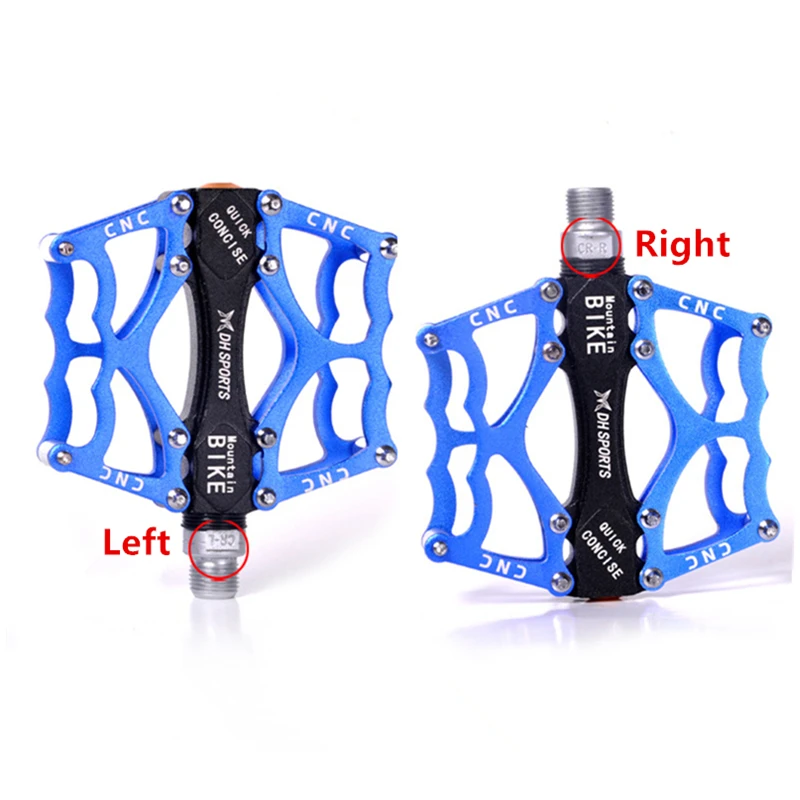 Online MTB BMX Pedale Abgedichtete lager Fahrrad Pedal Aluminium Legierung Stollen Pegs Flache Folding Straße Mountain Bikes Clip Radfahren Zubehör