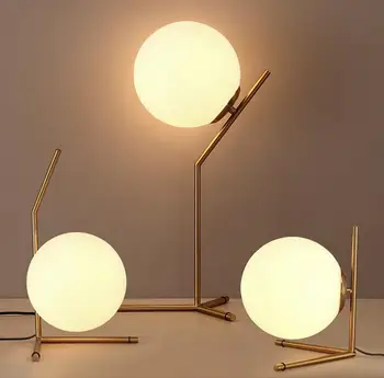 

Post-modern table lamp round simple table lamp bedroom bedside creative personality decorative light magic ball LU626 ZL141 YM