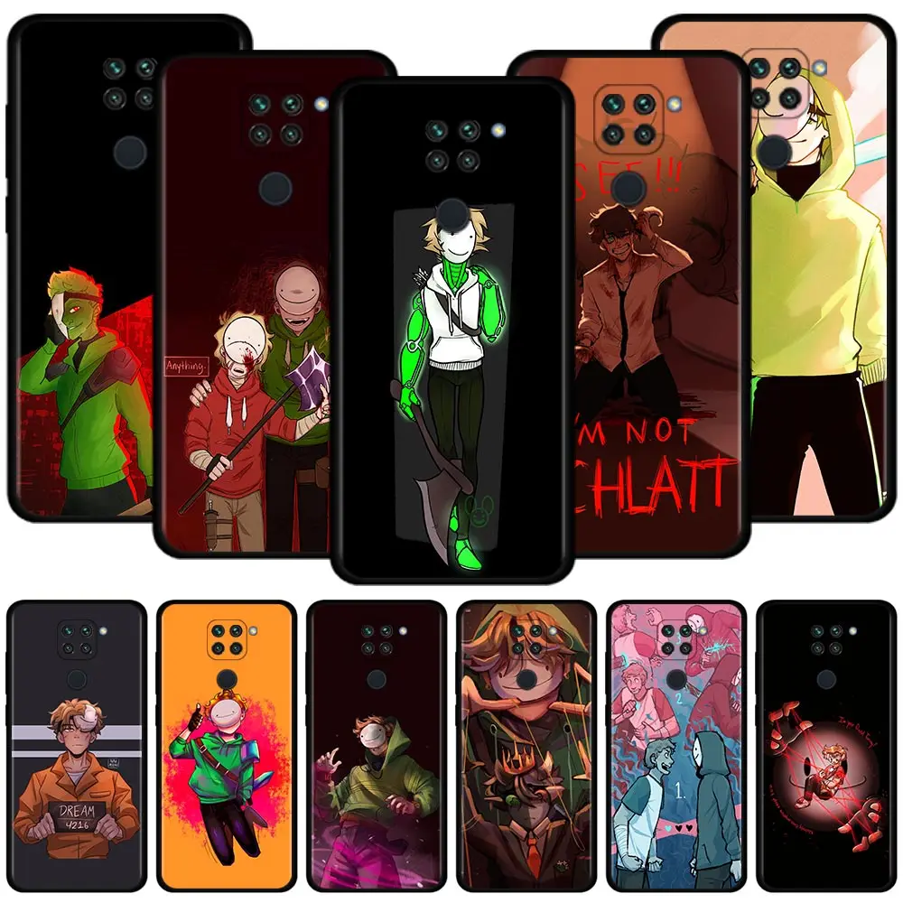 Best Phone Case For Xiaomi Redmi Note 9S 9 8 10 Pro Max Lite 8T 9T 9C 8A 7A 7 Material Smartpone dream smp fanart | Мобильные