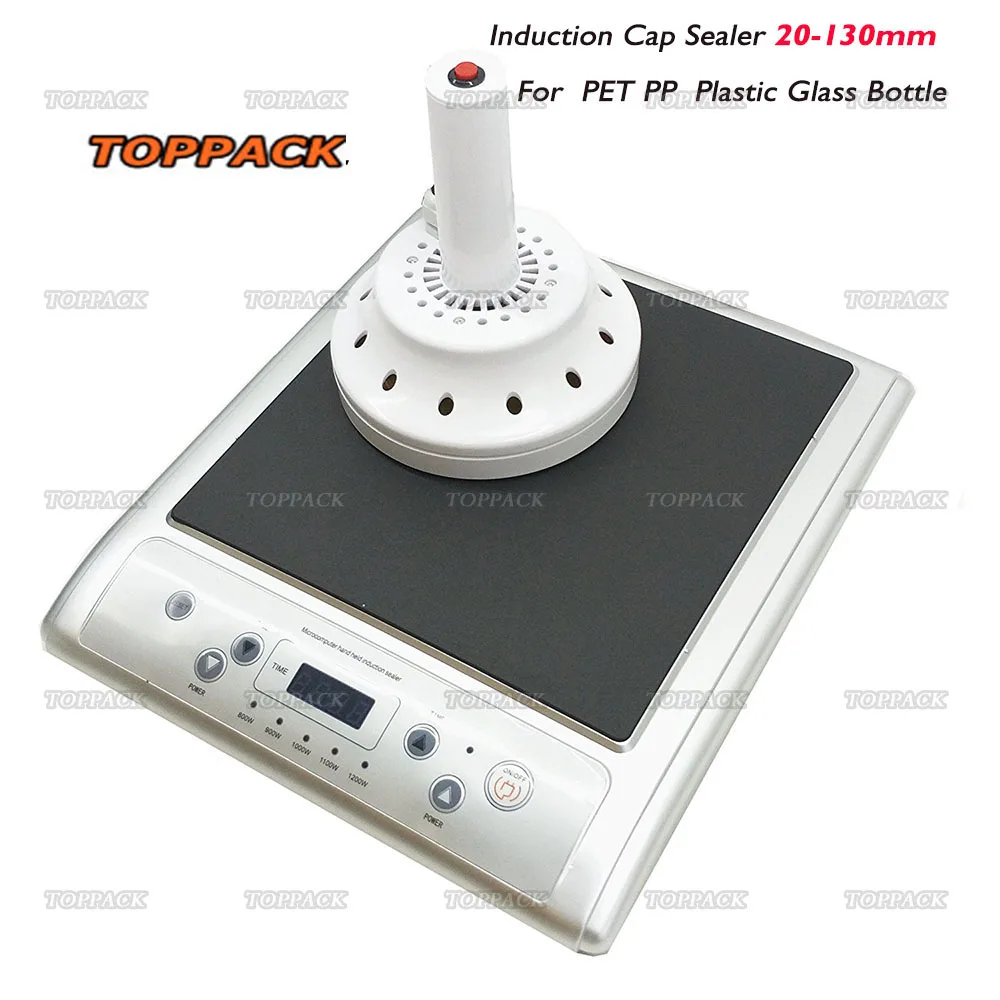 Microcomputer Induction Bottle Cap Sealer 20-130mm Handheld Heat Sealing Machine with Counting Function for Plastic Glass Bottle