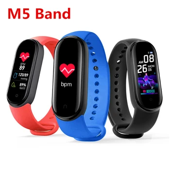 

M5 SmartBand Blood Pressure Heart Rate Monitor Smart Bracelet Bluetooth Sport Band M 5 Men women Wristband Smart Fitness Tracker