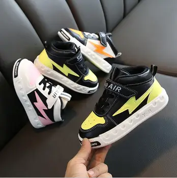 

2019 New Pure Color Children Shoes Fashion Simple Flat Boys Girls Kids Casual Shoes Light Breathable School Sport Running Shoes