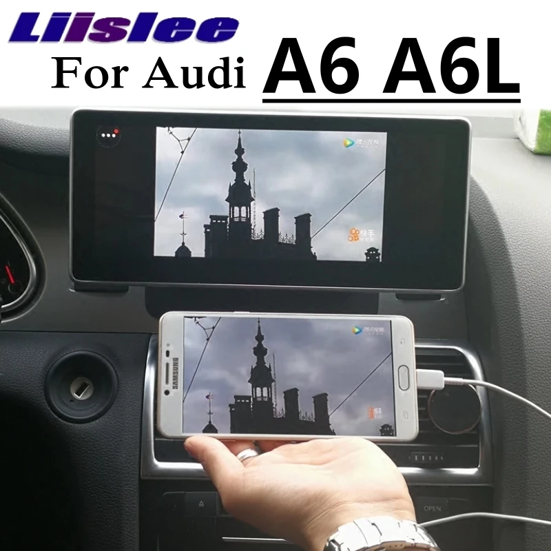 

Liislee автомобильный мультимедийный плеер NAVI для Audi A6 A6L 2005 ~ 2011 беспроводной CarPlay 10,25 дюймов 4G Радио Стерео GPS экран навигации