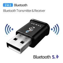 2 в 1 Мини 3,5 мм Aux Bluetooth 5,0 передатчик приемник стерео беспроводной Bluetooth адаптер для автомобиля Аудио ТВ ПК колонки