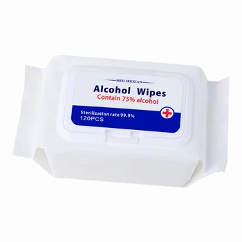 

120PCS Portable Disinfection Antiseptic Pads Alcohol Swabs Wet Wipes Skin Cleaning Care First Aid Cleaning Tissue