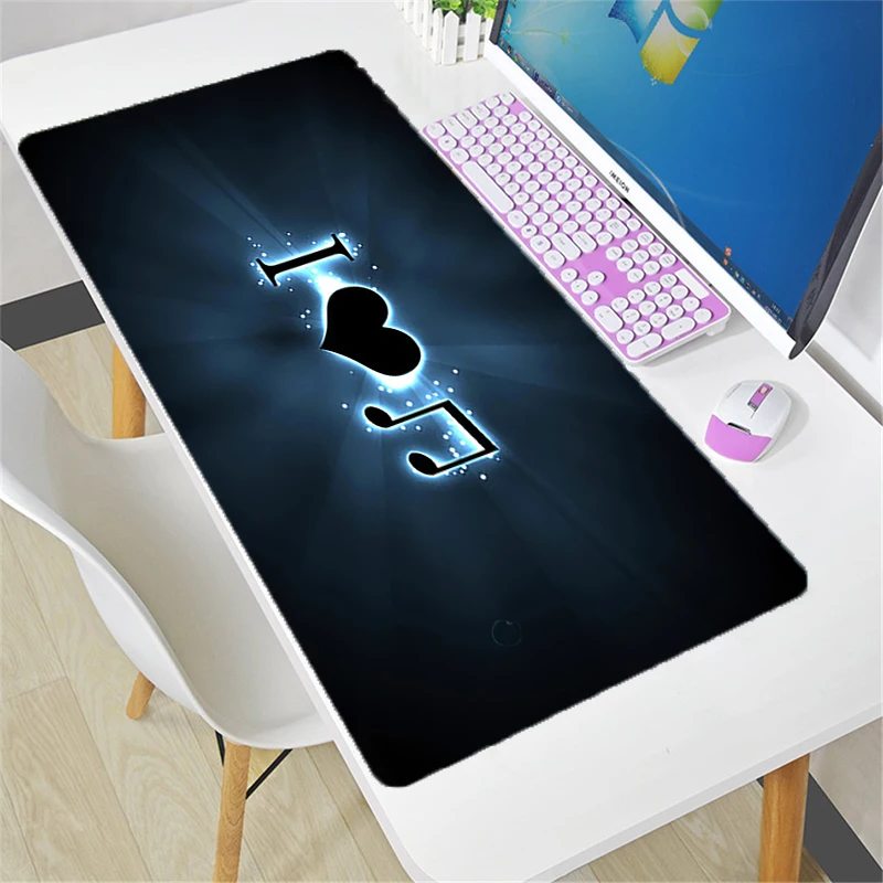 I love you DIY Kawaii Large E-sports Mouse Pad Smooth Flexible Rubber Gamer PC Computer Keyboard For CSGO Mosuepad