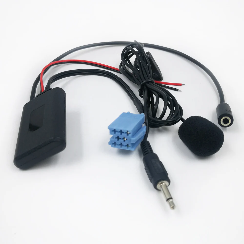 Biurlink 2020 автомобильный Радио Bluetooth 5 0 AUX Mp3 вход адаптер микрофон Handsfree кабель