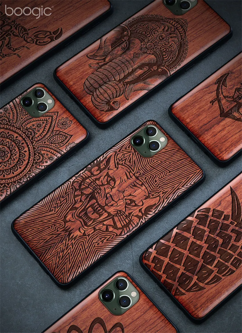 Real Wood Case For iPhone 11 Pro 13 12 7 8 Plus XR XS Max SE 2020 Wood Case For Samsung Galaxy Note 20 Ultra S21 S20 S10 Plus iphone 12 pro max silicone case