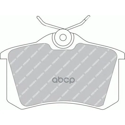Колодки Тормозные Audi 96-/Citroen 99-/Renault 98-/Peugeot 00-/Vw 95- Задние Ferodo Fdb541 Ferodo арт. FDB541