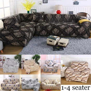 

HEART LEAF Sofa Cover Anti-Slip Elastic Slipcover Stretch Polyester Fabric Soft Furniture Protector Couch Cover