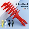 Men Oil Head Comb Hairdresser Haircut Wide Tooth Fork Comb Two-side Tooth Design Detangling Comb Salon Barber Hairdressing Tools 1