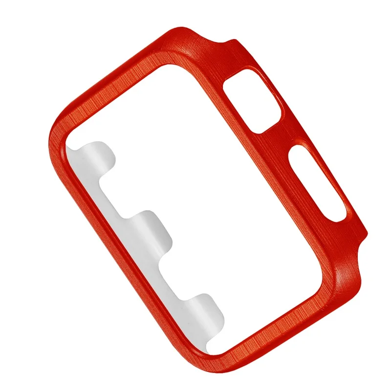 red Высококачественный жесткий Ультратонкий чехол для apple watch 4 3 2 1 для iwatch band 38 мм 42 мм 40 мм 44 мм аксессуары - Цвет: red