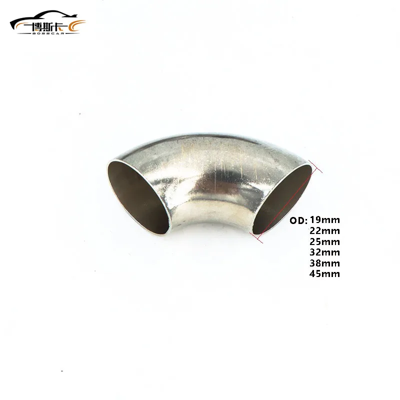 2.0 2.25 2.5 2.75 3.0in Stainless Steel Elbow 90 &deg;Thickness Suitable for Automotive Modification of Exhaust Pipes,Stair handrail