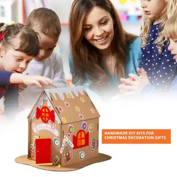 

Christmas DIY Children Toys Skillful Manufacture Superior Quality Non-woven Fabric Wreath Handmade Hanging Ornament