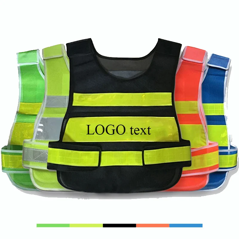 Security Visibility Reflective Vest Construction Traffic Cycling Wear Reflective Safety Clothing Motorcycle Jacket