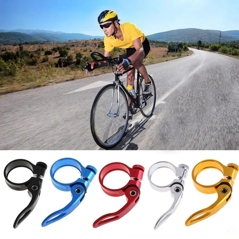 31,8/34,9 мм алюминиевый MTB велосипедный быстроразъемный зажим для сиденья U0C8