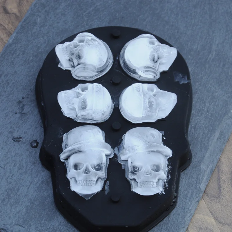 Оптовая продажа оригинальный 6 элементный резиновый 3D Силиконовый поднос для