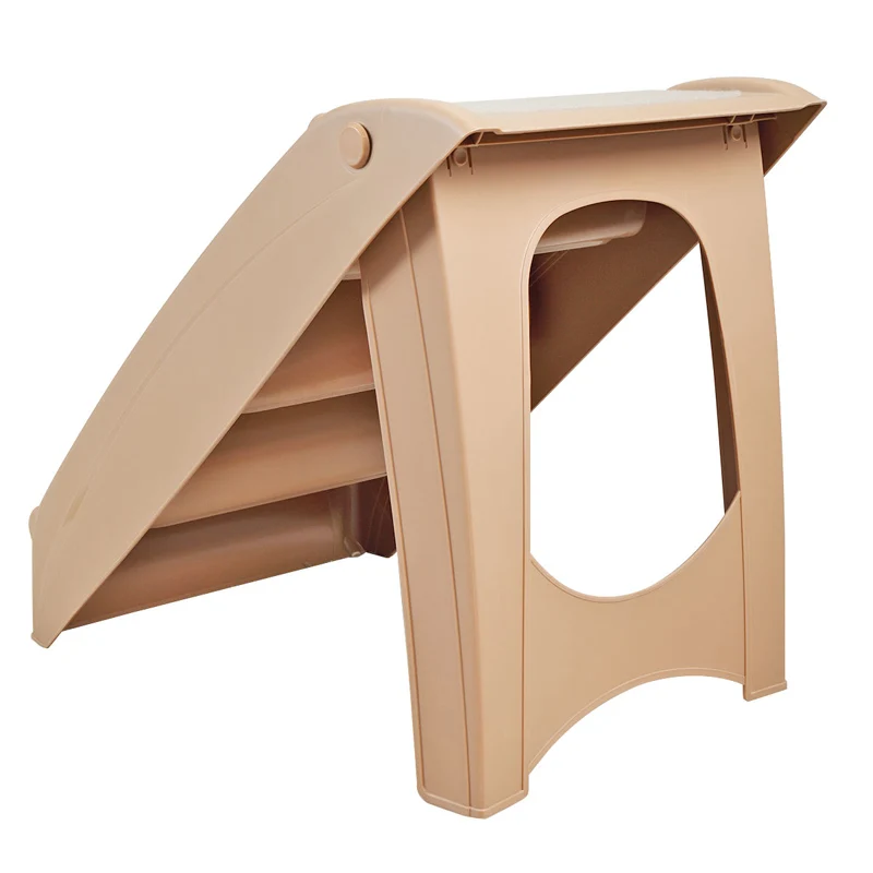 4 Steps Pet Dog Stairs Folding Strong ABS Cat Ramp Indoor Outdoor With Built-in Safety Features Puppy Cat Climbing Ladder PT0166 (6)