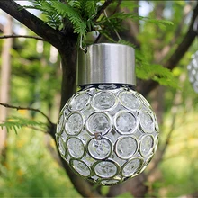 Солнечный свет Павлин глаз светодиодный Люстра открытый сад украшение полый газон для улиц и ограждений водонепроницаемый небольшой размер