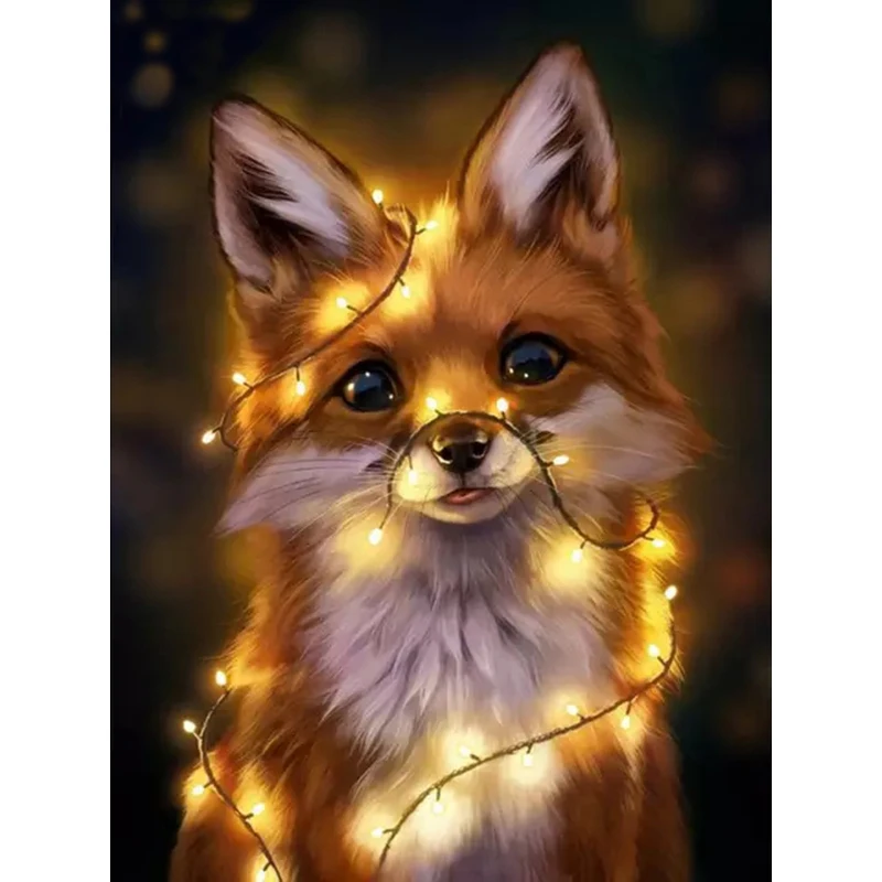 

5D Diamond Painting Animal Diamond Embroidery Full Square Cross Stitch Rhinestones Full Display Little Dog Decor Home Gift