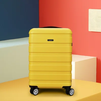 Yellow Багаж-легкий Hardside Spinner 20 ''дюймов желтый-Чемоданы с колесами - Цвет: Yellow