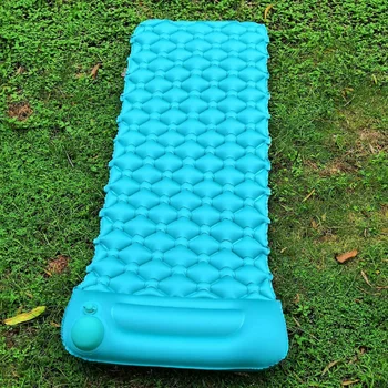 

Inflatable Sleep Pads Camp Mat With Pillow Air Mattress Sleep Cushion Inflatable Sofa Push-type Automatic Inflatable Pad CY01