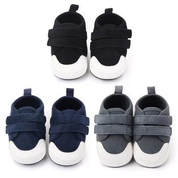 

Fashion Baby Boys Shoes Breathable Anti-Slip Toddler Soft Soled Walking Solid Color Sneakers