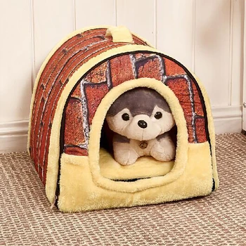 

Pet Cat Bed Soft Pet Cushion Plush Kennel Puppy Cushion For Dogs Cats Nest Winter Warm Sleeping Pet Dog Bed Pet Mat Supplies