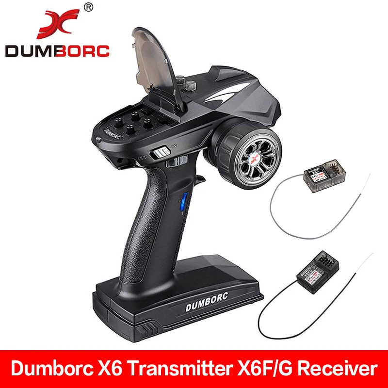 DumboRC X6 6CH Transmitter 2 4G With X6F X6F Gyro Receiver Remote Control For RC Car