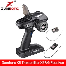 DumboRC X6 6CH Transmitter 2 4G With X6F X6F Gyro Receiver Remote Control For RC Car