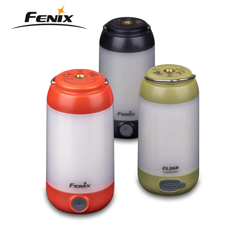 Fenix CL26R 400 люмен белый и красный светодиодный перезаряжаемый фонарь для кемпинга с