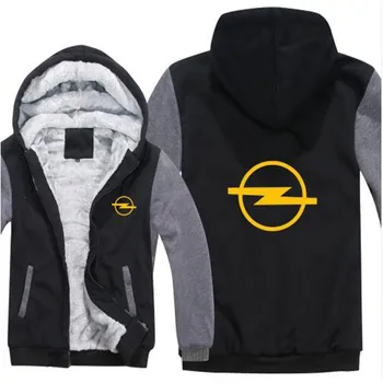 

Opel Hoodies Jacket Man Coat Winter Men Casual Wool Liner Fleece Thicken OPEL Sweatshirts Hoody