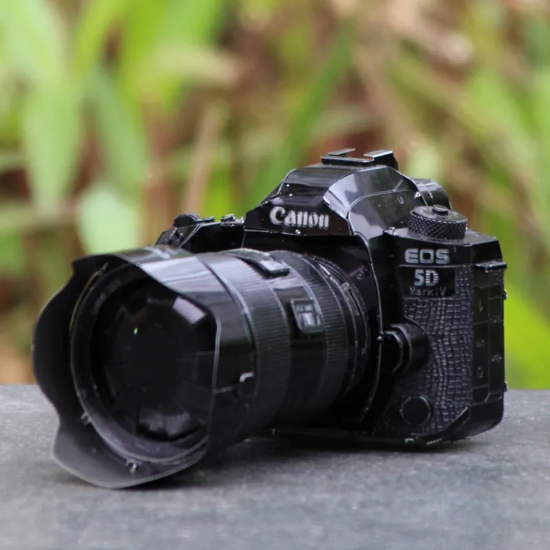 Металлическая 3D головоломка сделай сам модель камеры Canon режущая лучший подарок