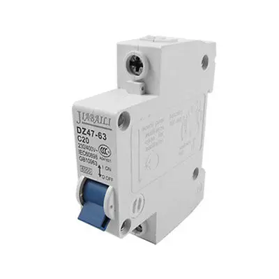 20A AC 230V 400V однополюсный 1P din-рейка MCB мини-выключатель