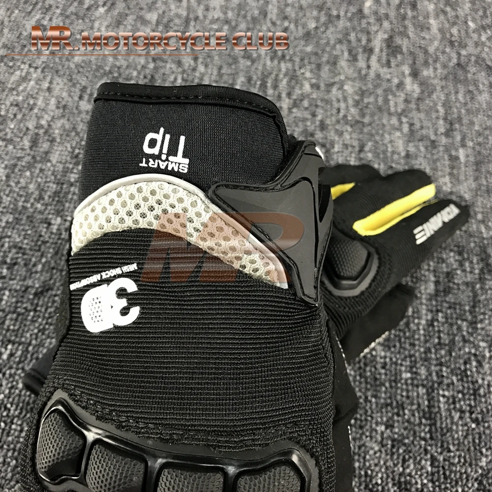 Nuevos guantes KOMINE GK-162 Knight con pantalla tartil para moto guantes противостоит roturas procción