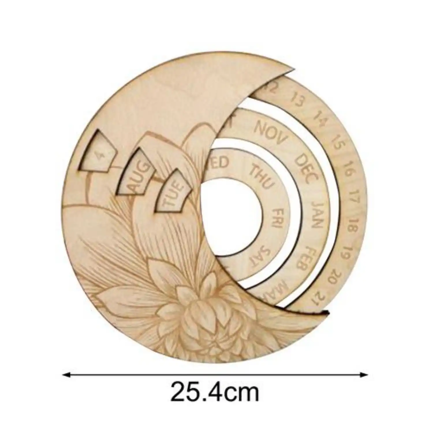 Calendrier Perpetuel Suspendu En Bois 21 Panneau De Signalisation Circulaire Rotatif Et Reglable Sculpte A La Main Pour Rappel D Anniversaire De Famille Aliexpress